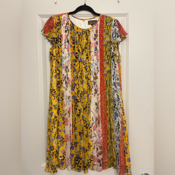 NWOT Varun Bahl Anthropologie Taylor Pintucked Mini Dress, Size: Small - Picture 6 of 12